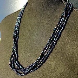 Gorgeous Four Strand Beaded Necklace